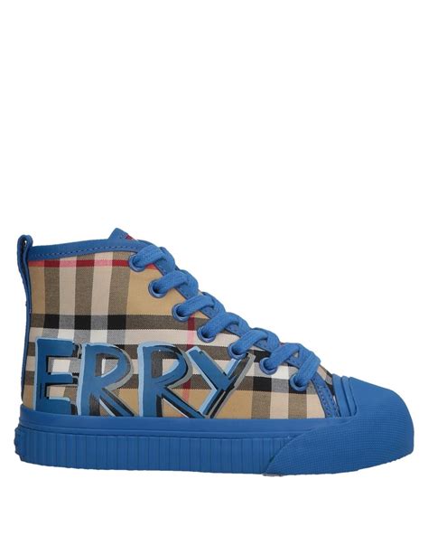 burberry boys high tops blue|high top Burberry sneakers.